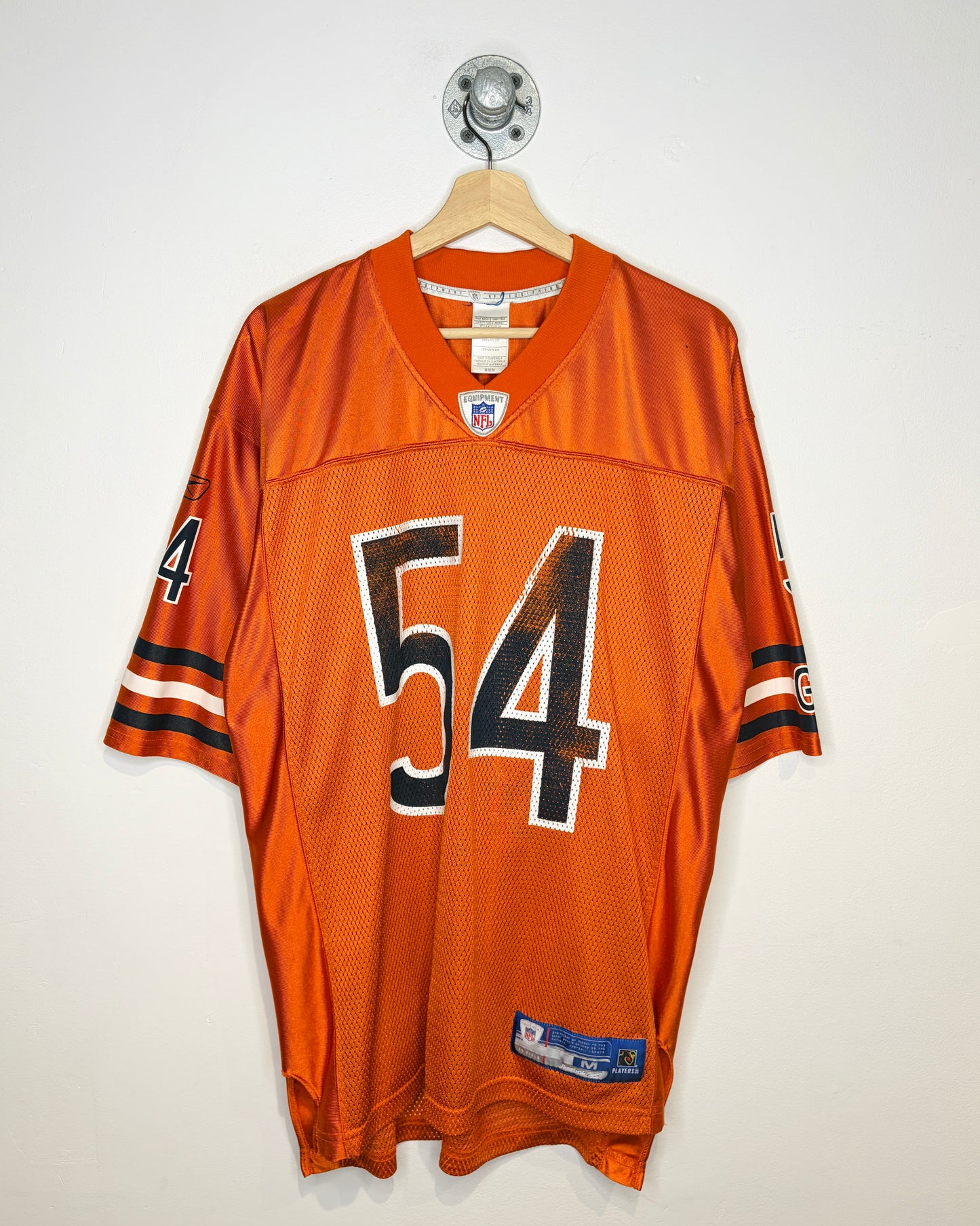 NFL Chicago Bears Urlacher #54 Orange Football Jersey