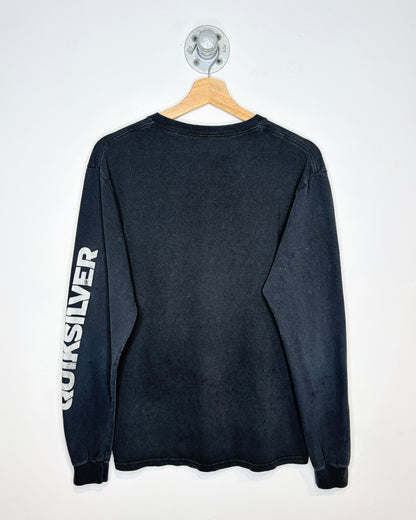Quicksilver Faded Black Longsleeve Shirt