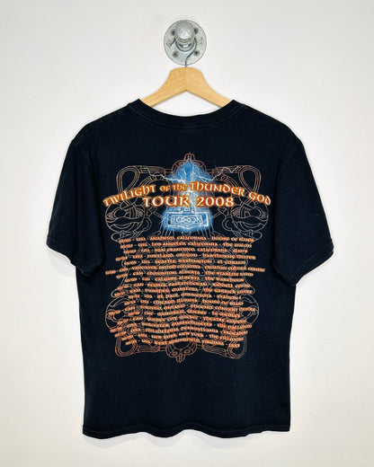 2008 Amon Amarth Twilight of The Thunder God Black Tee Shirt