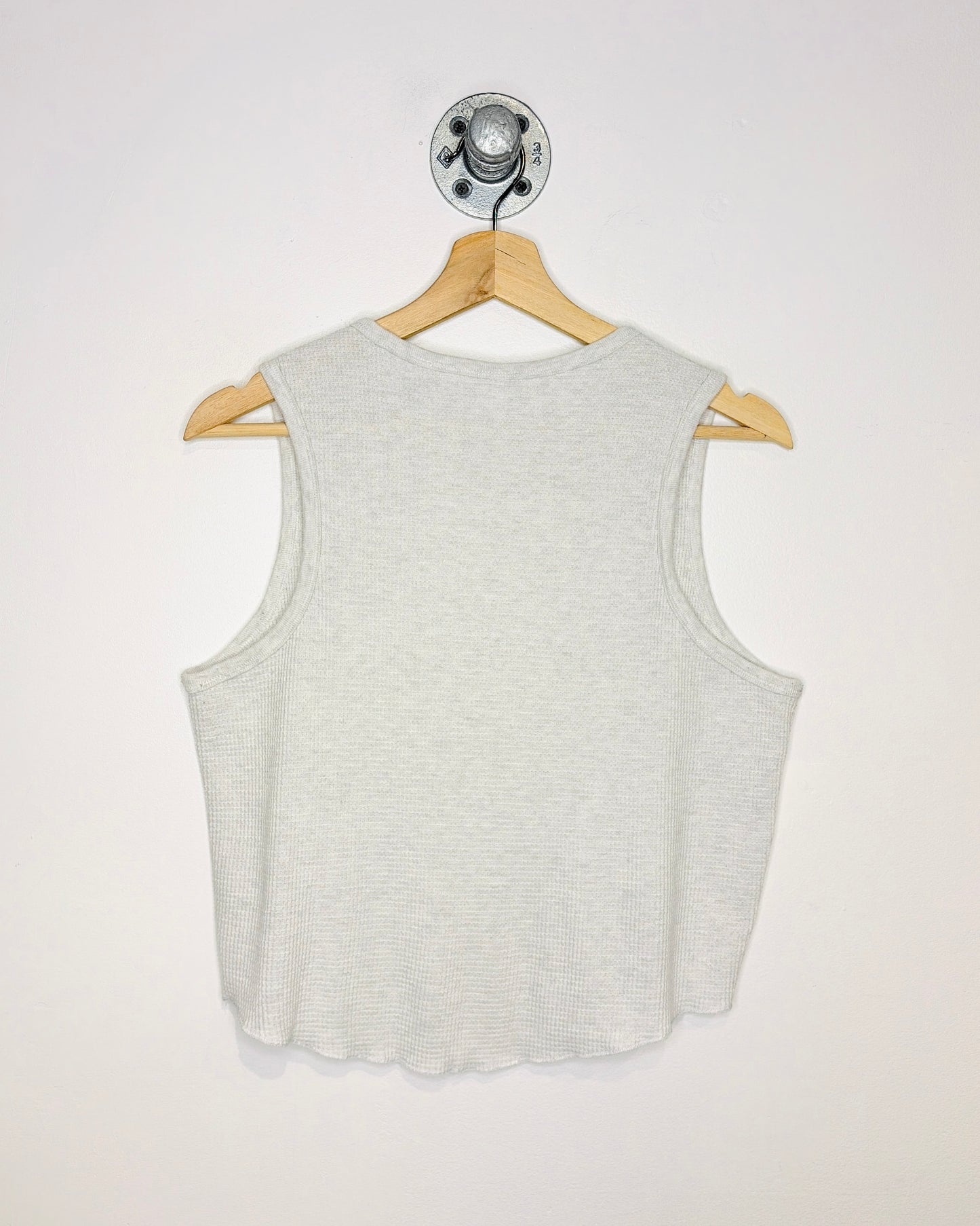 Women’s TNA Aritzia Waffle Grey Tank Top