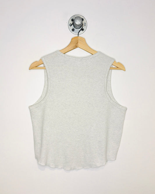 Women’s TNA Aritzia Waffle Grey Tank Top