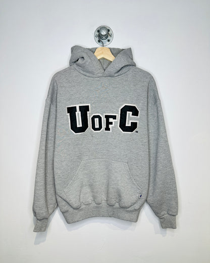 2000s U Of C Grey Russell Branded Grey Hoodie