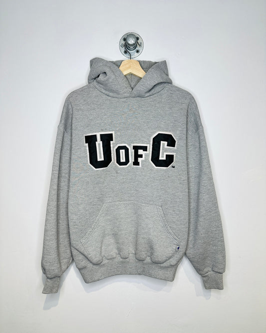 2000s U Of C Grey Russell Branded Grey Hoodie