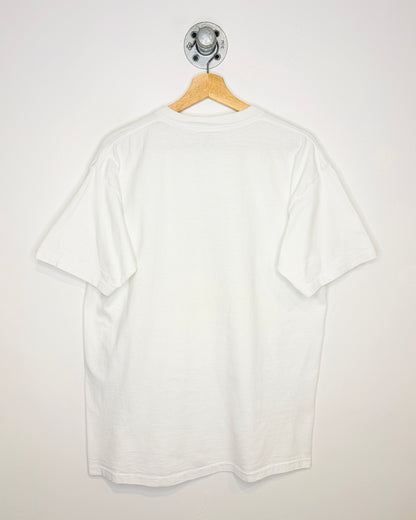 Vintage 1992 Steam Train Festival White Tee Shirt