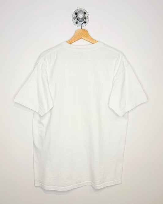 Vintage 1992 Steam Train Festival White Tee Shirt