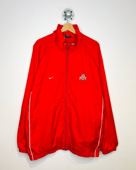 Vintage Nike Ohio State Red Zip Up Winbreaker