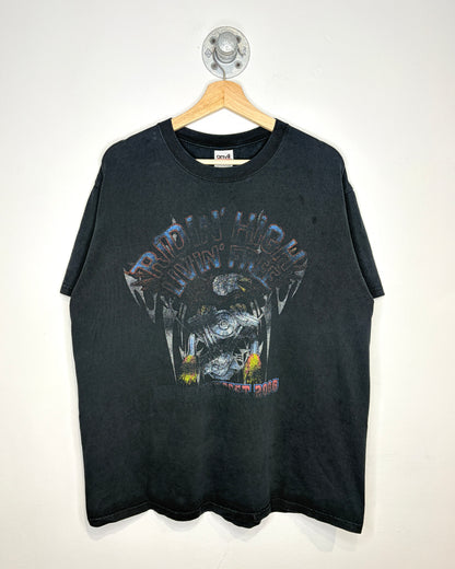 Vintage 2006 Daytona Beach Biketober Fest Black Tee Shirt
