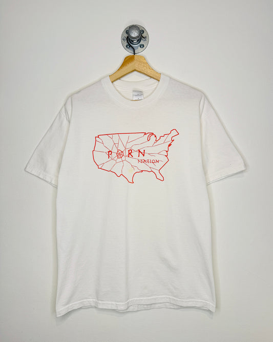 2006 Porn Nation Jeremiah 2:24 White Tee Shirt