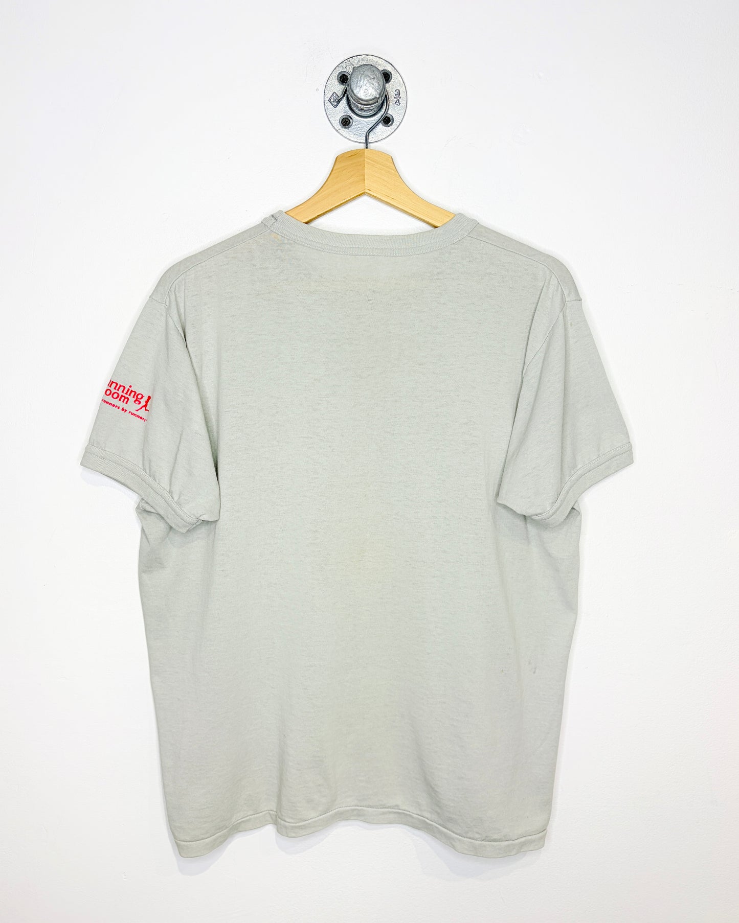 Vintage 80s Molson 24 Hour Relay Grey Ringer Tee Shirt