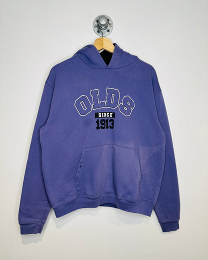 Vintage Early 1990s Olds Since 1913 Faded Purple Hoodie