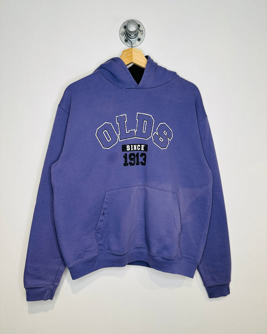 Vintage Early 1990s Olds Since 1913 Faded Purple Hoodie