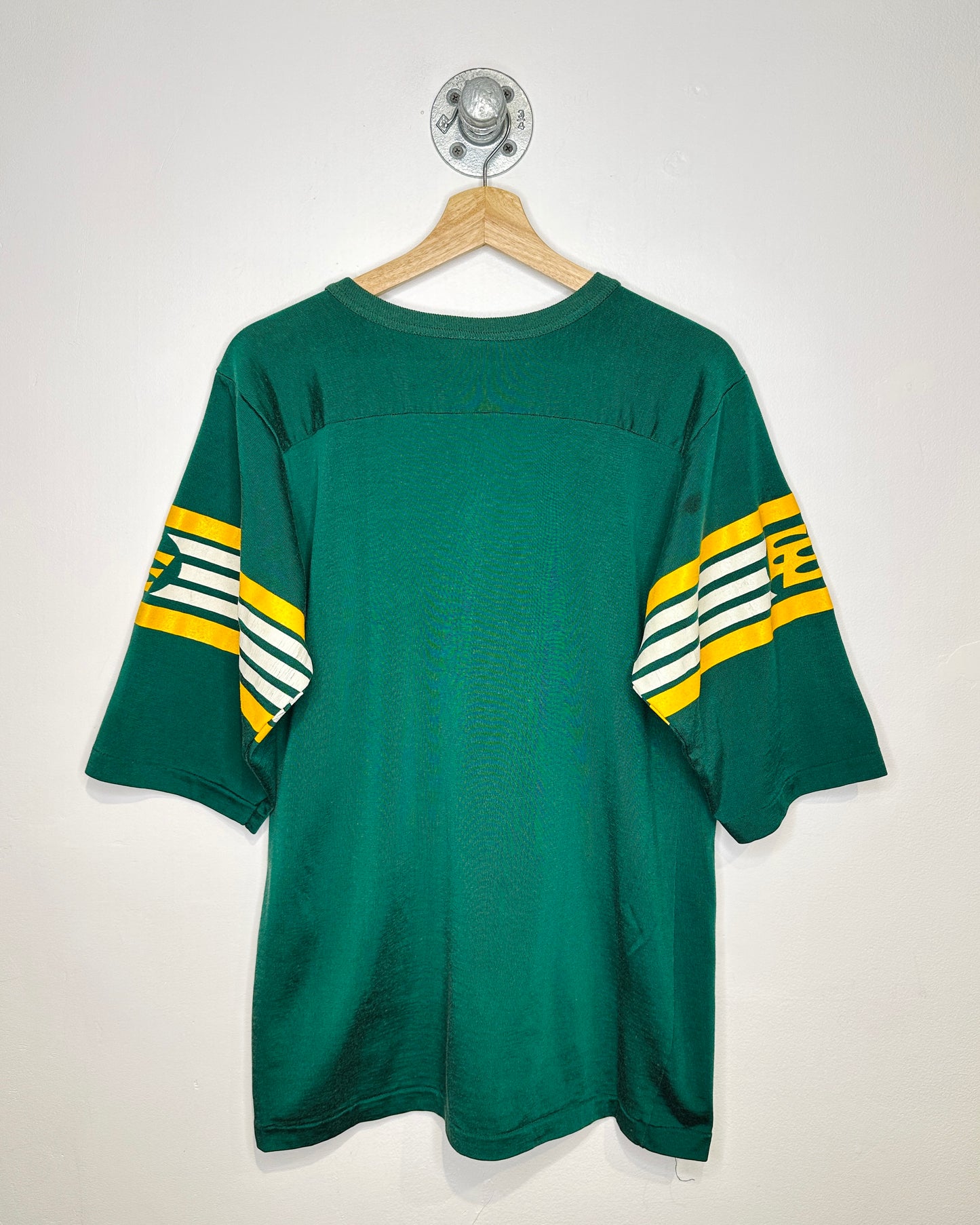 Vintage 80s Edmonton Elks Green Football Jersey