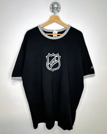 2000s NHL Crest Black Tee Shirt