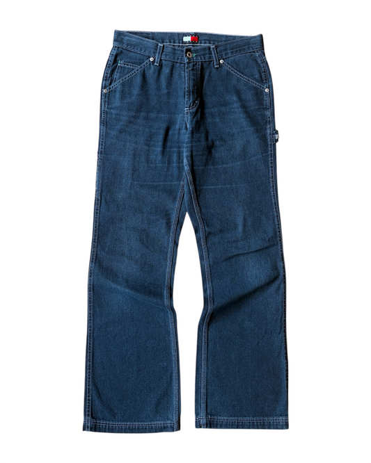 Vintage Y2K Tommy Hilfiger Contrast Stitch Flared Carpenter Pants