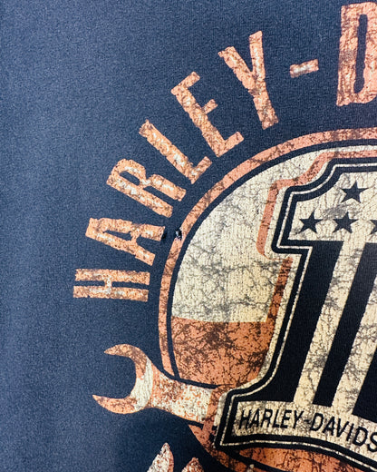 Harley-Davidson Motorcycle 1 Kelowna BC Black Logo Tee Shirt