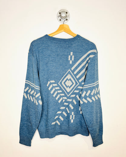 Vintage 90s Reed St. James Light Blue Sweater