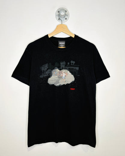 Hockey Skateboards Black Tee Shirt