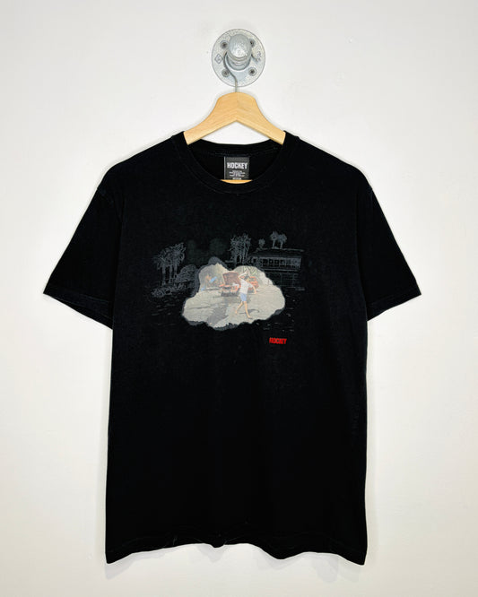 Hockey Skateboards Black Tee Shirt