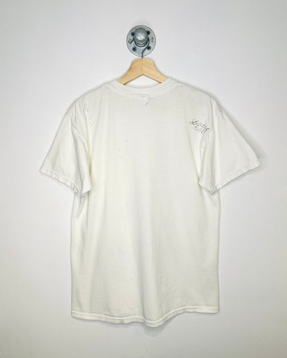 2000s Good Charlotte White Band Tee Shirt