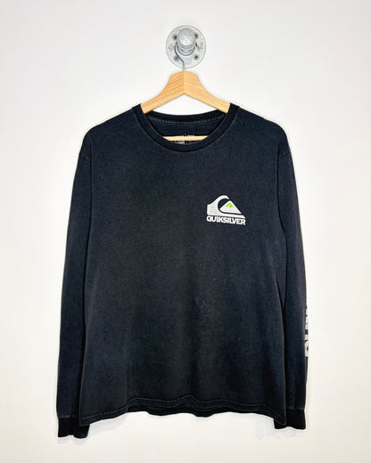 Quicksilver Faded Black Longsleeve Shirt