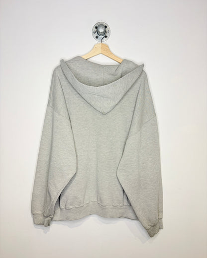 Vintage 2000 Thrashed Russell Trojans Grey Hoodie