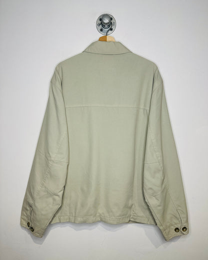 Vintage 2000s Gap Beige Nylon Lined Lightweight Jacket