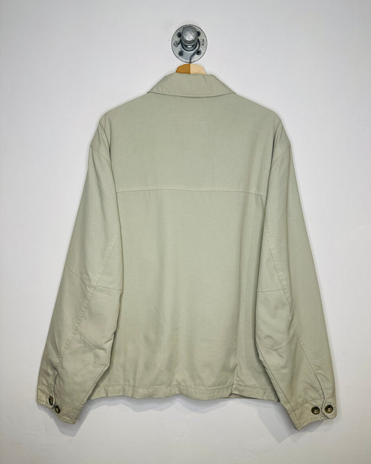 Vintage 2000s Gap Beige Nylon Lined Lightweight Jacket