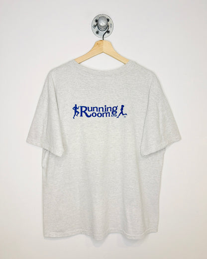 Vintage 90s Boxy University Of Alberta Phys Ed Ash Grey Tee Shirt