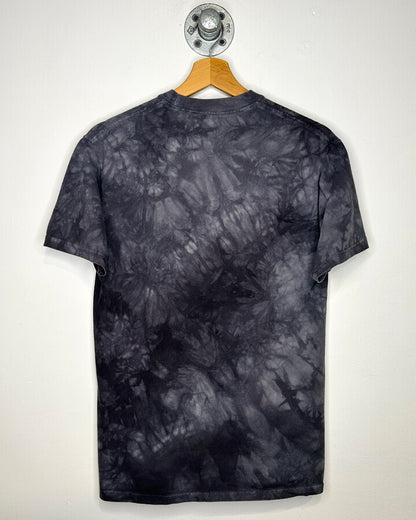 2000s Howling Wolves Tie Dye Grey Tee Shirt