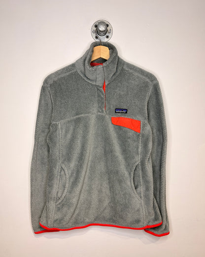 Vintage Patagonia Two Tone Grey & Red Fleece Sweater