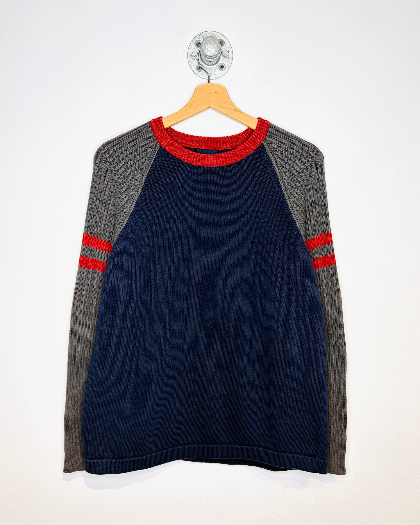 Vintage Cherokee Navy & Grey Sweater