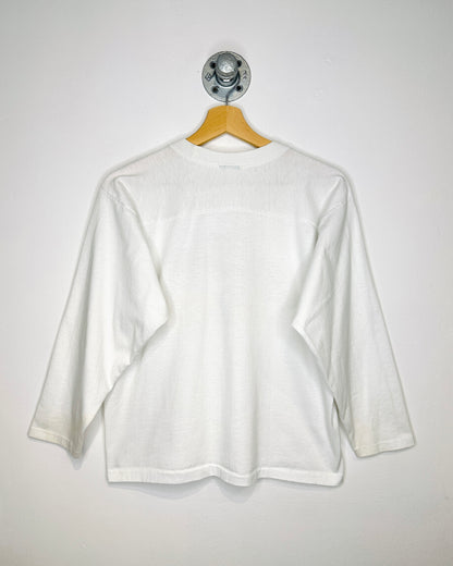 Vintage 1988 Washington Football 3/4 Sleeve White Shirt
