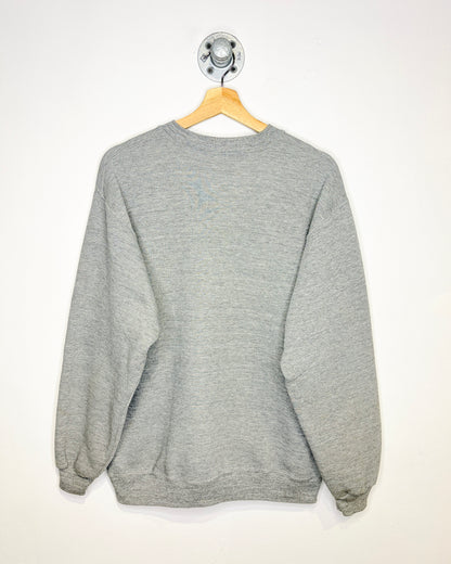 Vintage 80s Lock Haven University Grey Crewneck Sweatshirt