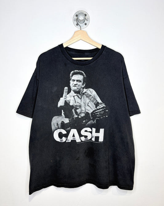 Johnny Cash 2012 Faded Black Folsom Prison Tee Shirt