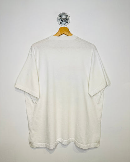 Vintage 1991 Reunion Of Heavyweights Oshkosh EAA Graphic White Tee Shirt