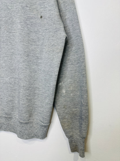 Vintage 1980s Coors Logo Grey Crewneck Sweatshirt