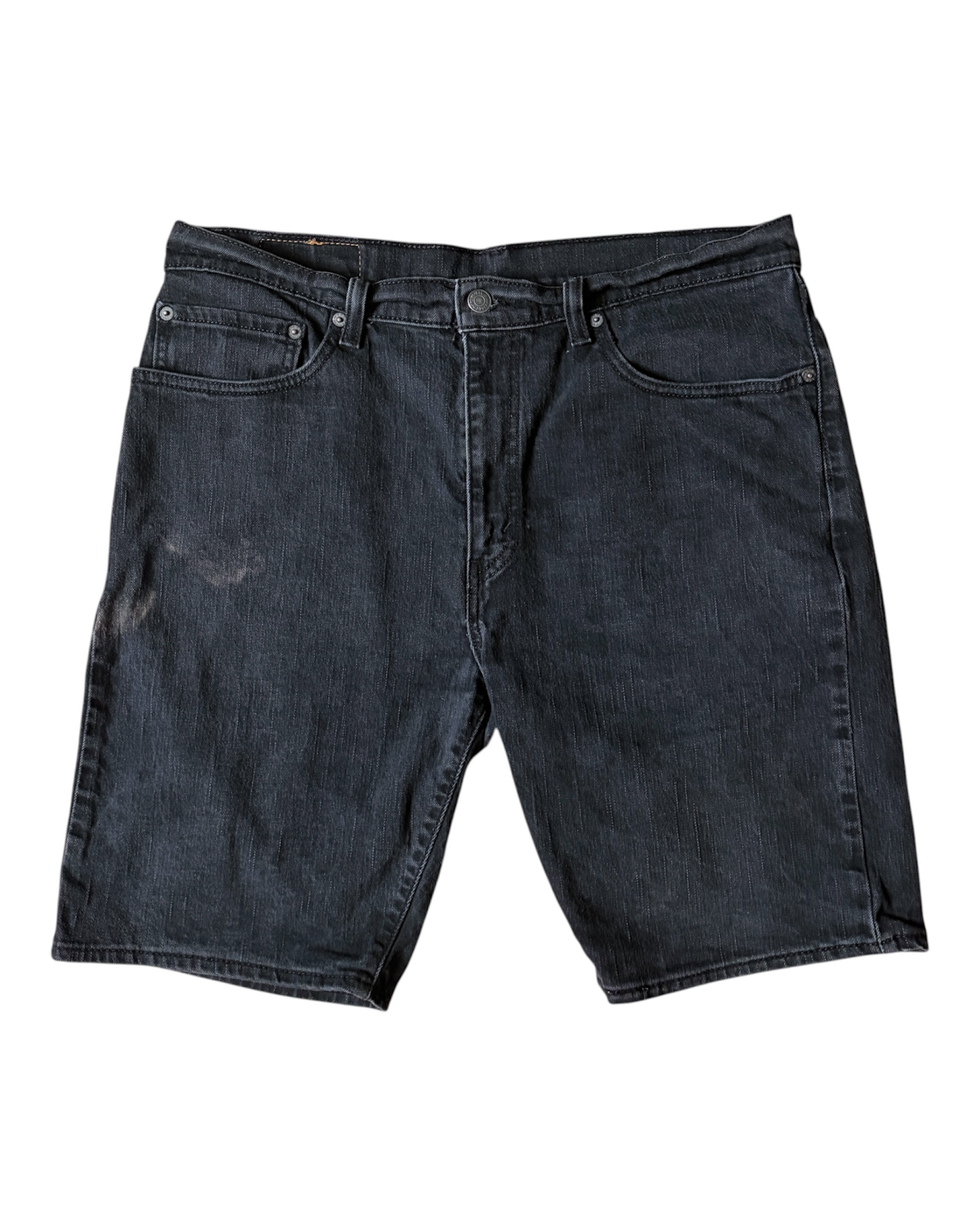 Levi’s 505 Faded Black Jean Shorts