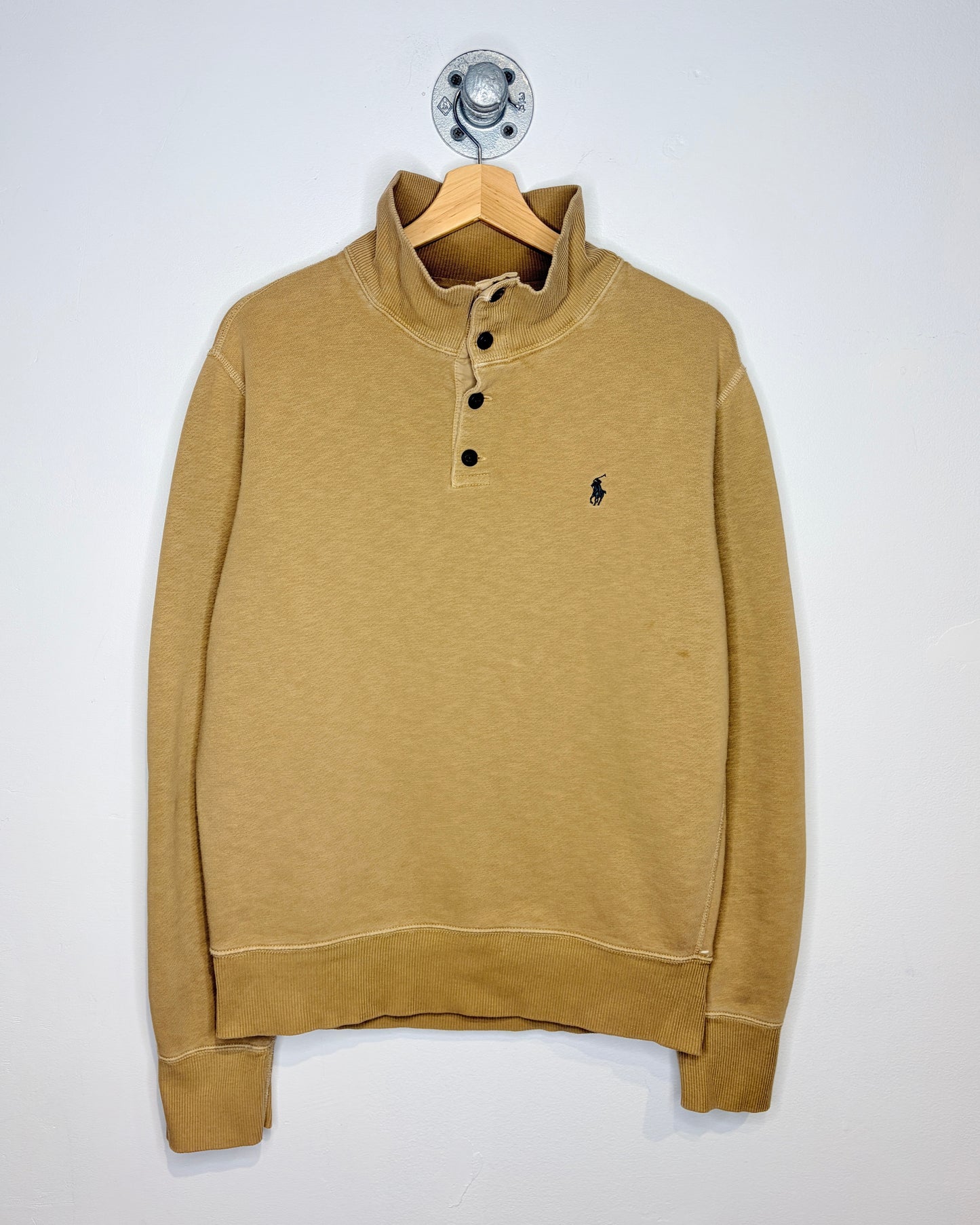 Vintage Polo Ralph Lauren 1/4 Button Earth Tone Sweatshirt