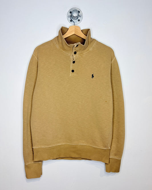Vintage Polo Ralph Lauren 1/4 Button Earth Tone Sweatshirt