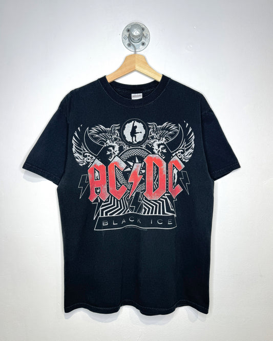2008 AC/DC Black Ice Black Tee Shirt