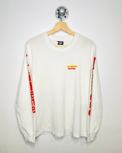 Vintage 90s Berkley Paper Thin White Longsleeve Shirt