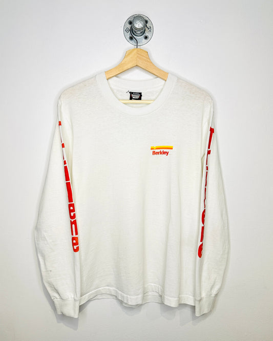 Vintage 90s Berkley Paper Thin White Longsleeve Shirt