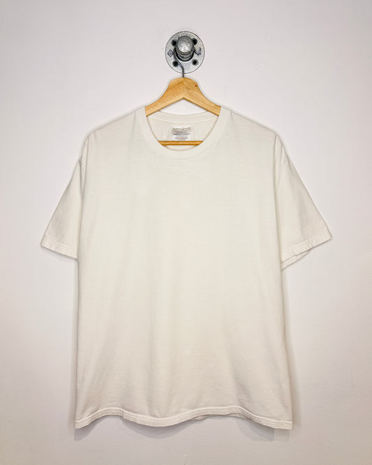 Vintage Hanes Beefy-T Blank White Tee Shirt