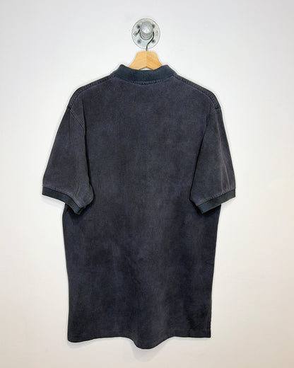 2000s Polo Ralph Lauren Sun Faded Black Polo Shirt