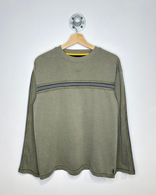 Vintage 90s/Y2K Brody Earth Tone Longsleeve Shirt