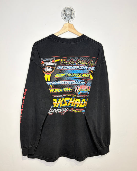 2009 Oakshade Raceway Faded Black Longsleeve Shirt