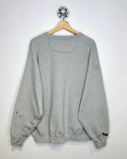 Vintage 90s Ohio State Distressed Grey Crewneck Sweatshirt