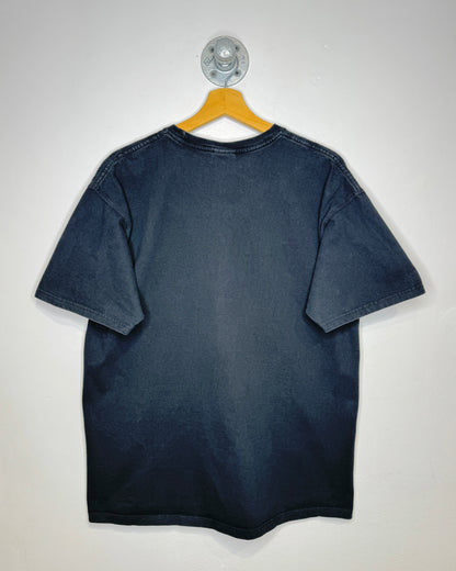 2000s The Cat In The Hat Faded Black Tee Shirt