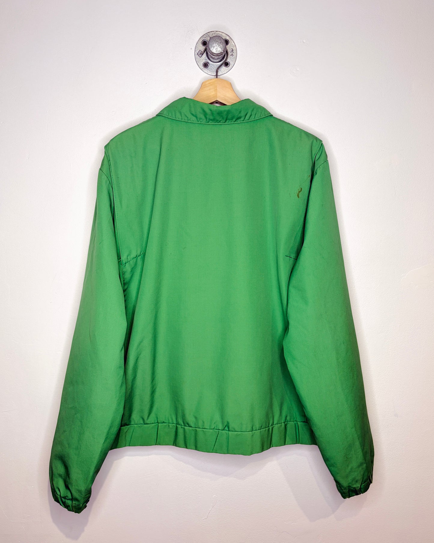 Vintage 90s Aberdeen Moss Green Harrington Style Jacket