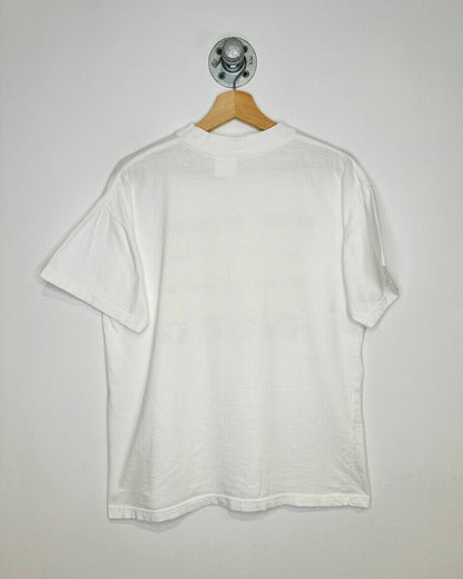Vintage 90s “Do The Macarena” St Maarten White Tee Shirt